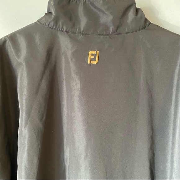 FootJoy DryJoys Black Golf 1/2 Zip jacket - Large - Picture 8 of 16